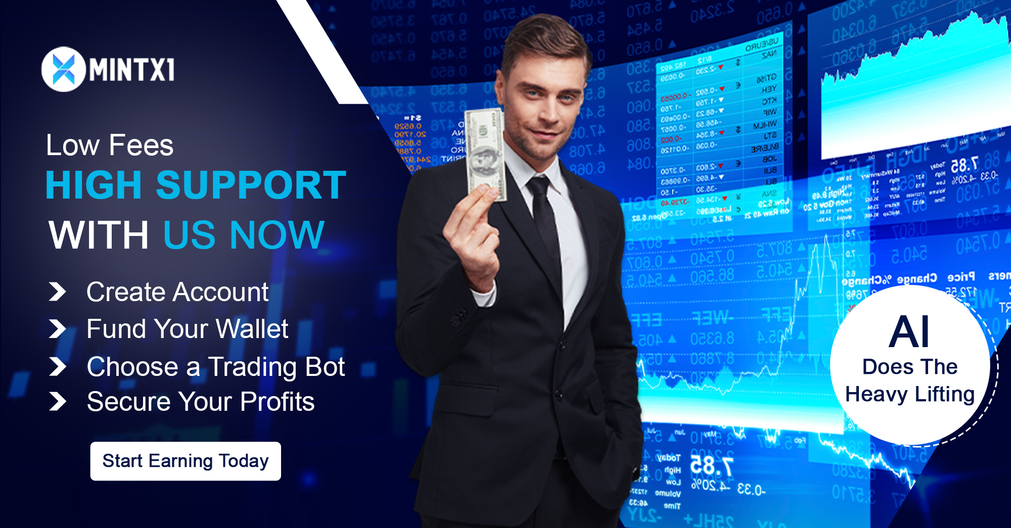 MintX1 – The Future of AI-Powered Crypto Investing From Just $1